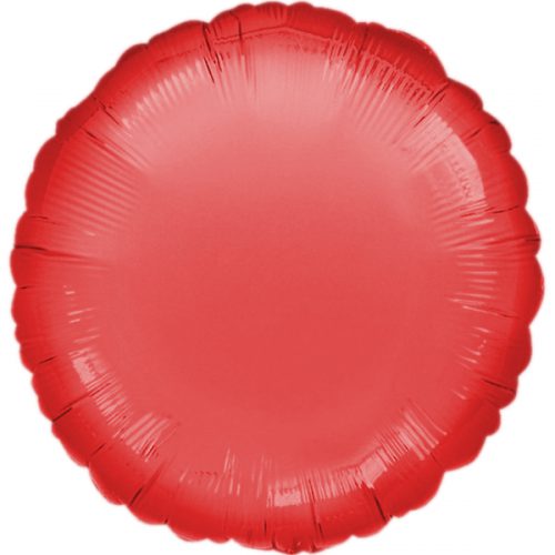 Folieballon Rond Rood bestellen bij FeestVoordeel |