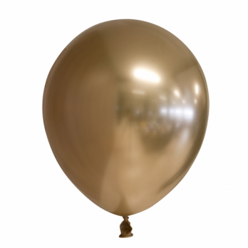 Ballonnen Chrome Goud 30cm/10st bestellen bij FeestVoordeel |