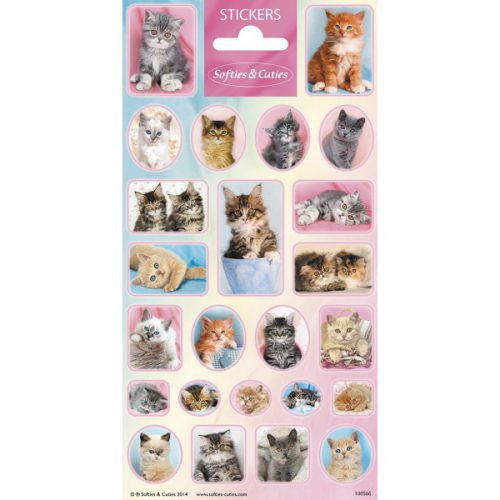Stickers Cutie Cats bestellen bij FeestVoordeel |