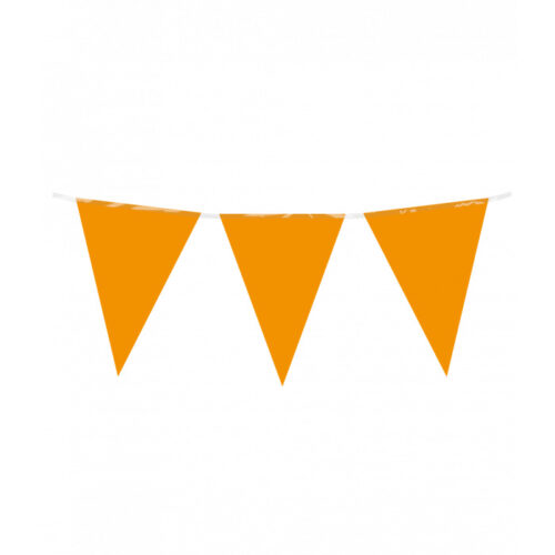 Vlaggenlijn PE Oranje bestellen bij FeestVoordeel |