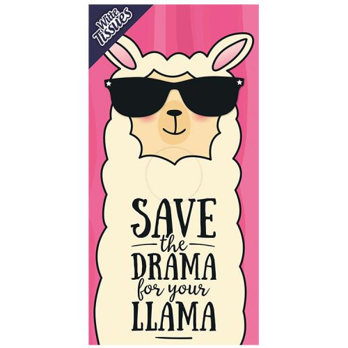 Tissuebox Drama Llama bestellen bij FeestVoordeel |