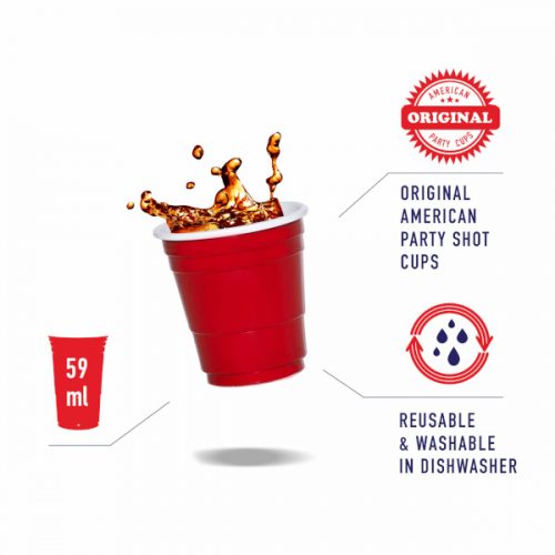 American Shot Cups bestellen bij FeestVoordeel |