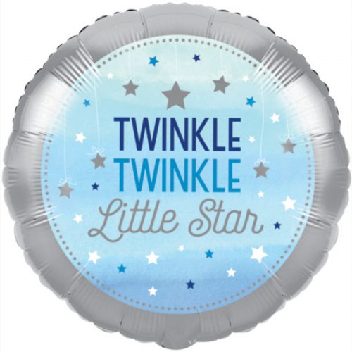 Folieballon Little Star Blauw bestellen bij FeestVoordeel |