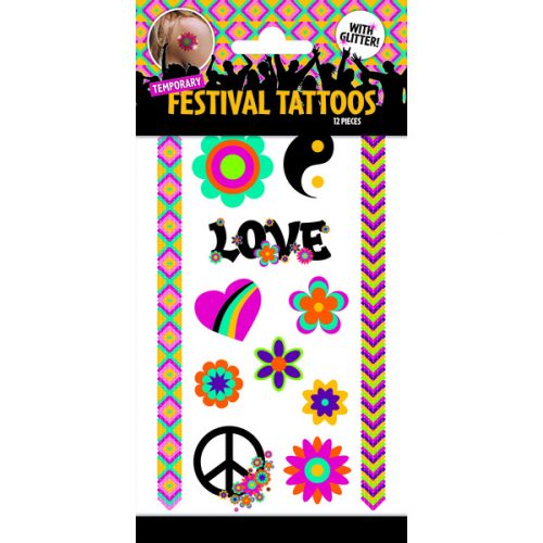 Plak Tattoos Festival bestellen bij FeestVoordeel |