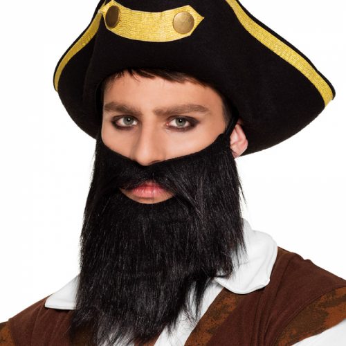 Baard Piraat Zwart bestellen bij FeestVoordeel |