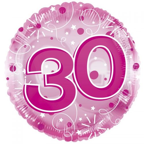 Folieballon Roze 30 bestellen bij FeestVoordeel |
