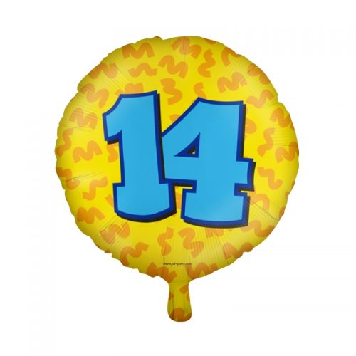 Folieballon Happy 14 bestellen bij FeestVoordeel |