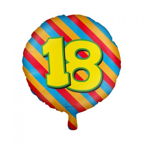 Folieballon Happy 18 bestellen bij FeestVoordeel |