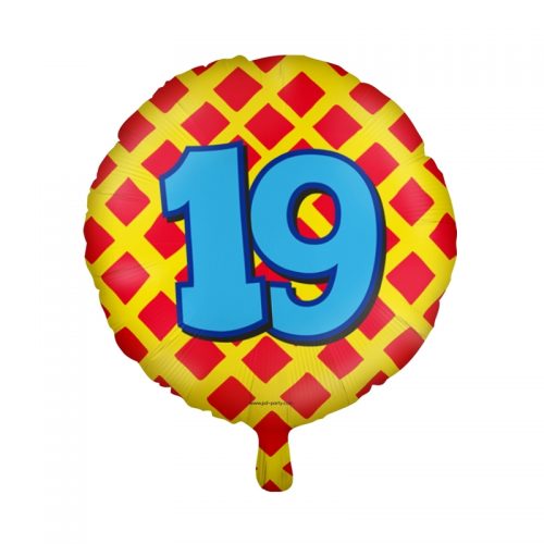 Folieballon Happy 19 bestellen bij FeestVoordeel |