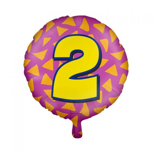Folieballon Happy 2 bestellen bij FeestVoordeel |