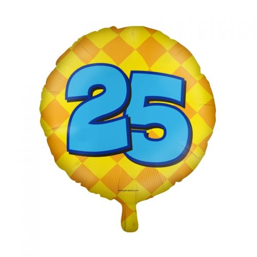 Folieballon Happy 25 bestellen bij FeestVoordeel |