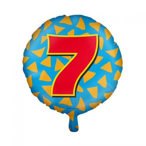 Folieballon Happy 7 bestellen bij FeestVoordeel |