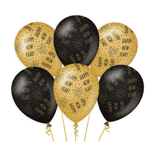 Ballonnen Classy Happy New Year bestellen bij FeestVoordeel |