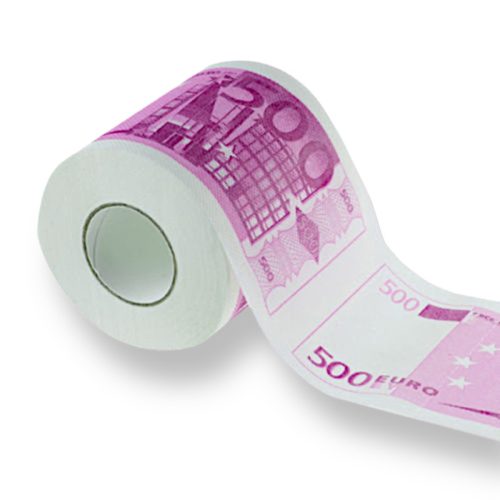 WC Papier 500 Euro bestellen bij FeestVoordeel |
