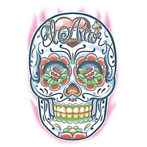 Tattoo Day of the Dead El Amor bestellen bij FeestVoordeel |