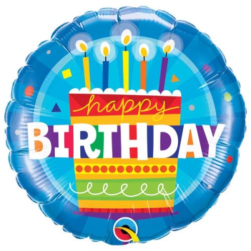 Folieballon Happy Birthday Taart bestellen bij FeestVoordeel |