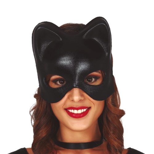 Oogmasker Kat Zwart bestellen bij FeestVoordeel |
