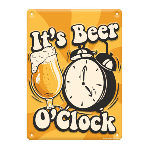 Metal Sign Beer o'clock bestellen bij FeestVoordeel |
